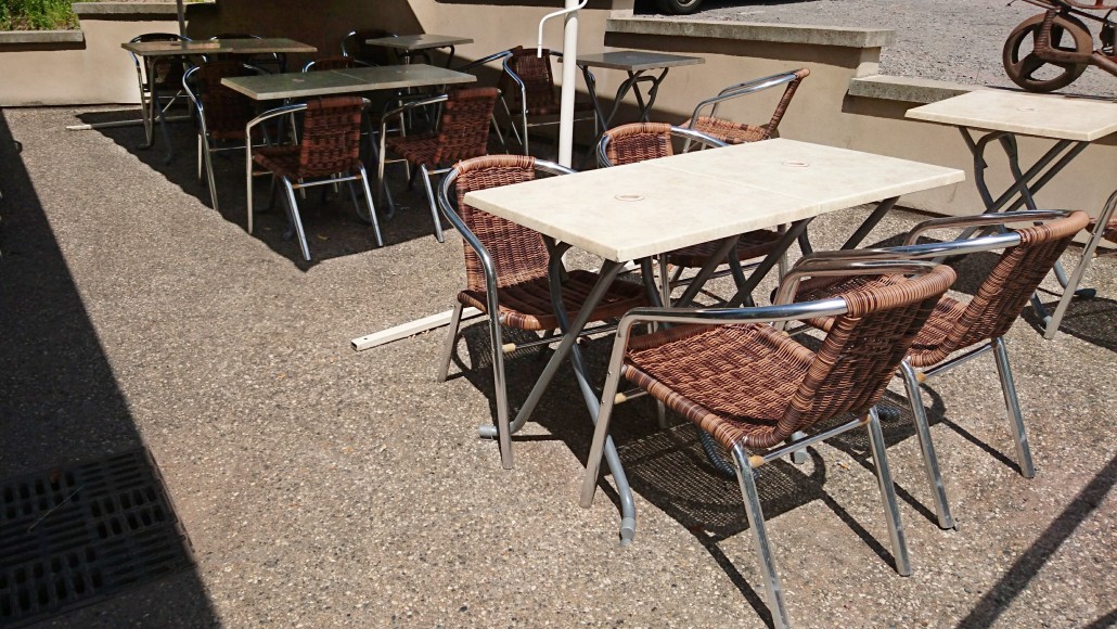 Terrasse de restaurant